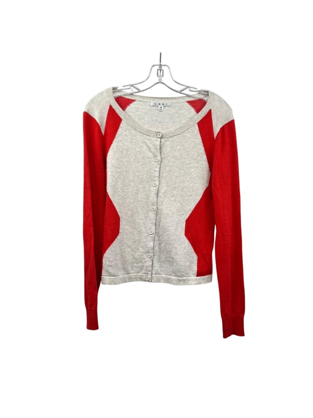 Cabi Womens Lightweight Cardigan Orange/Multi Size XS